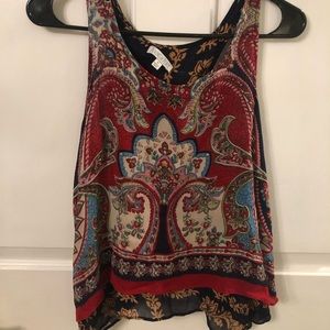 Fun print tank top
